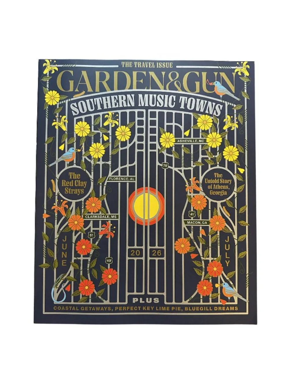 Garden and Gun Magazine June/July 2026 Southern Music Towns Coastal Getaways